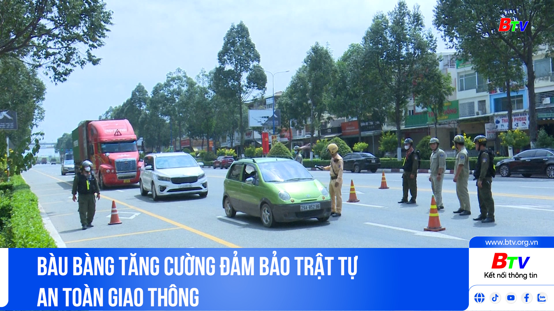 Bàu Bàng tăng cường đảm bảo trật tự an toàn giao thông